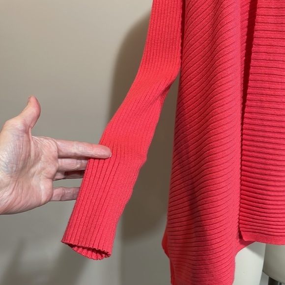 Worthington Long Sleeve Open Cardigan Asymmetrical M - Picture 9 of 13